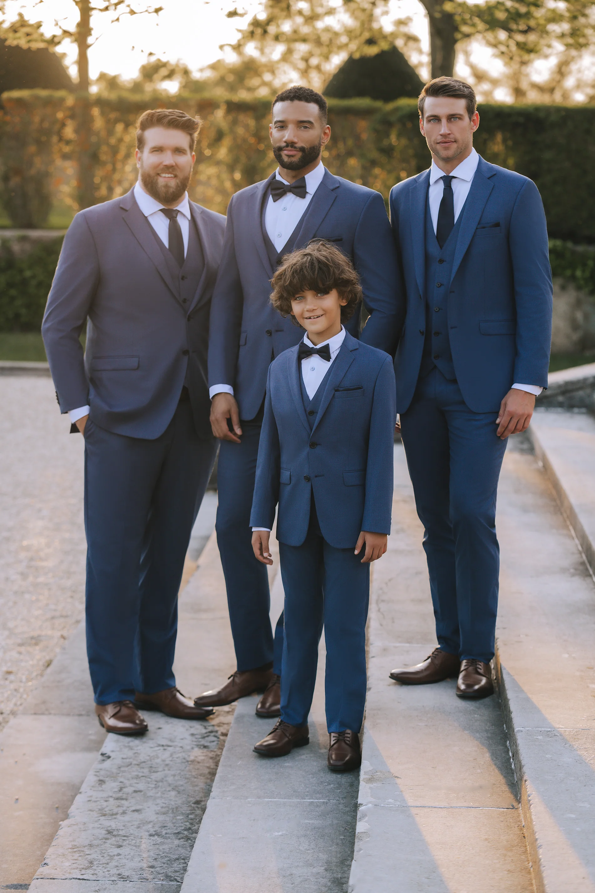 Blue Notch Lapel Suit - Image 6
