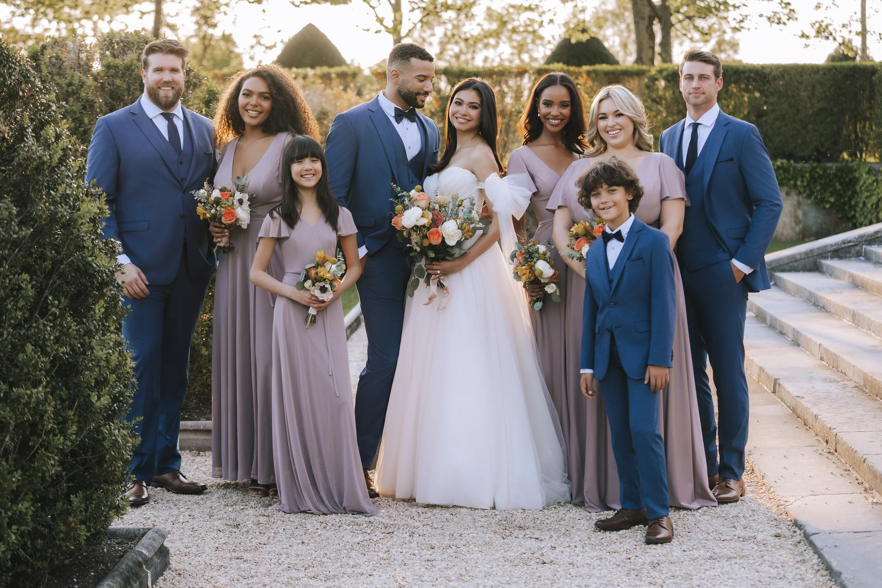 Blue Notch Lapel Suit - Image 8