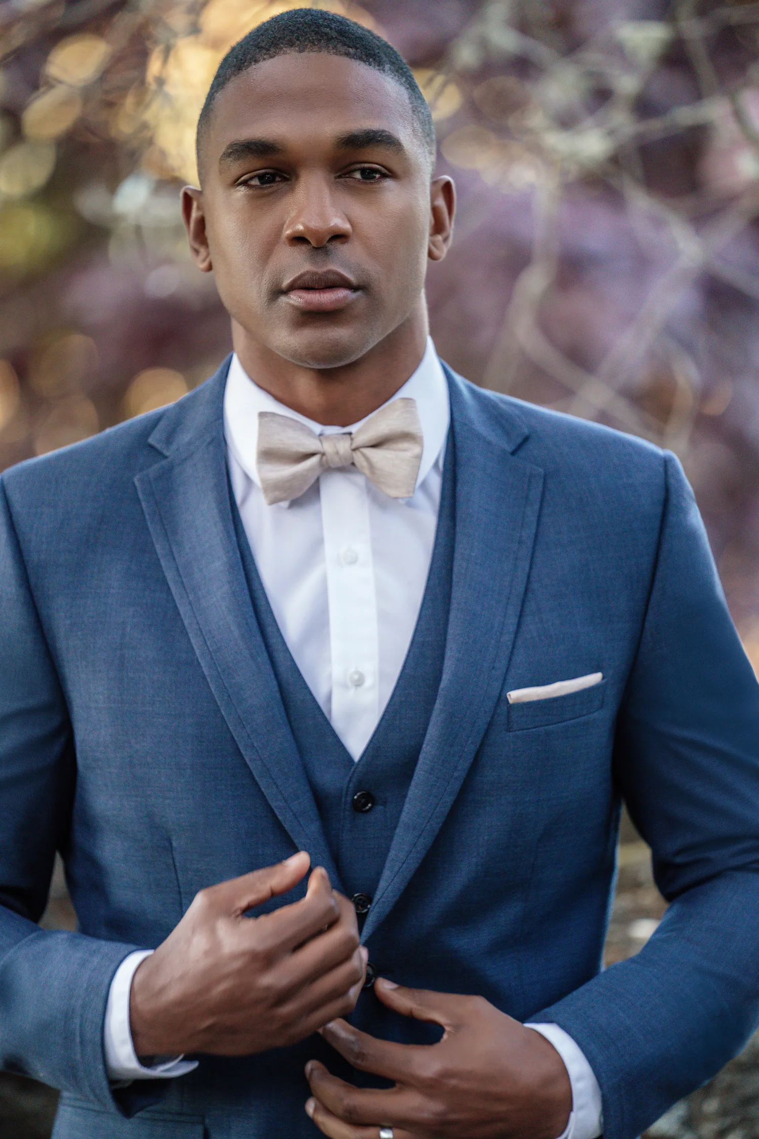 Denim Blue Notch Lapel - Image 4
