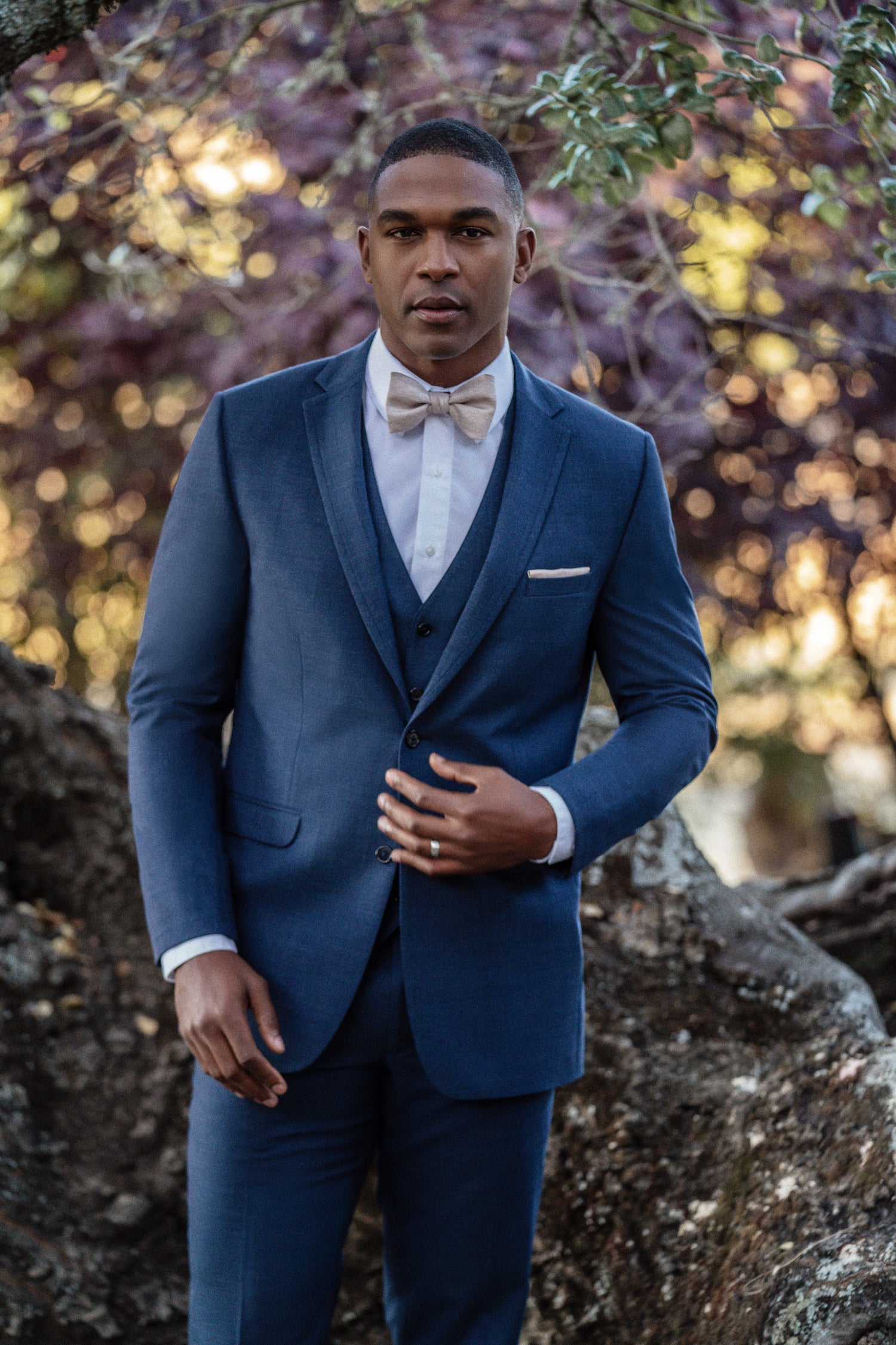 Denim Blue Notch Lapel - Image 5