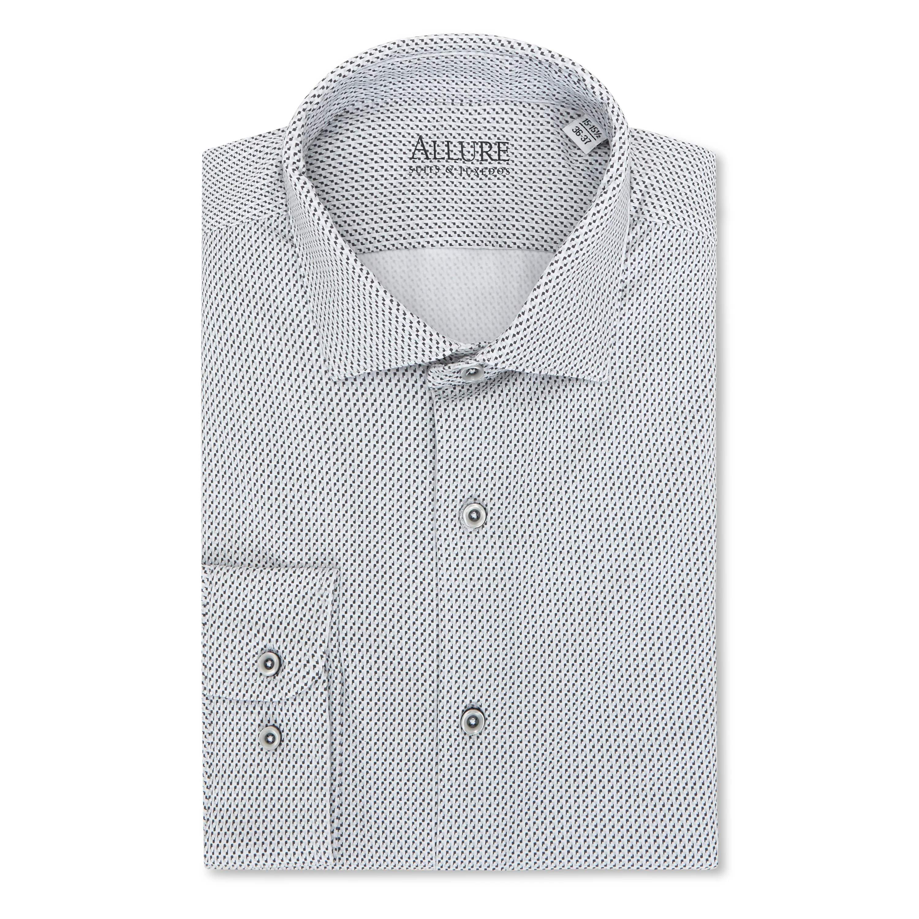 Lay Down Collar Dress Shirt - Image 3