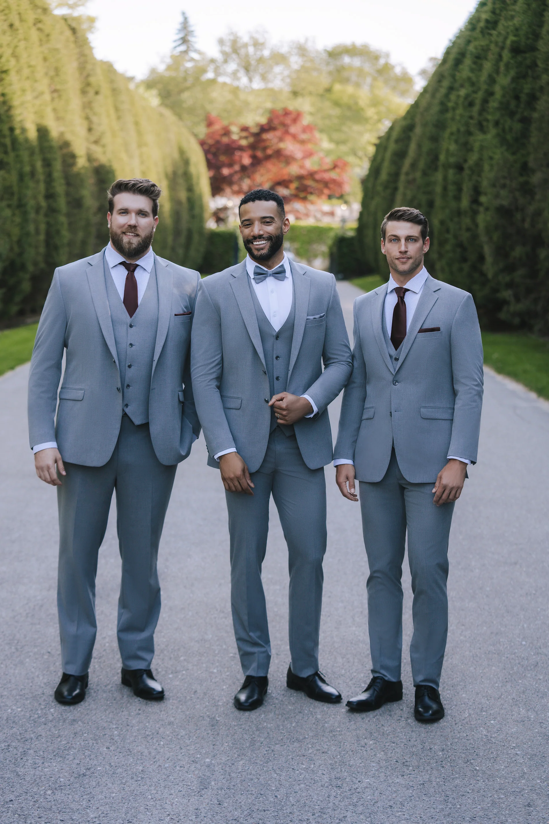 Medium Gray Notch Lapel Suit - Image 6